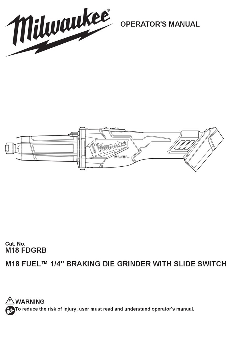 Milwaukee M18 Operator's manual Milwaukee M18 Operator's manual