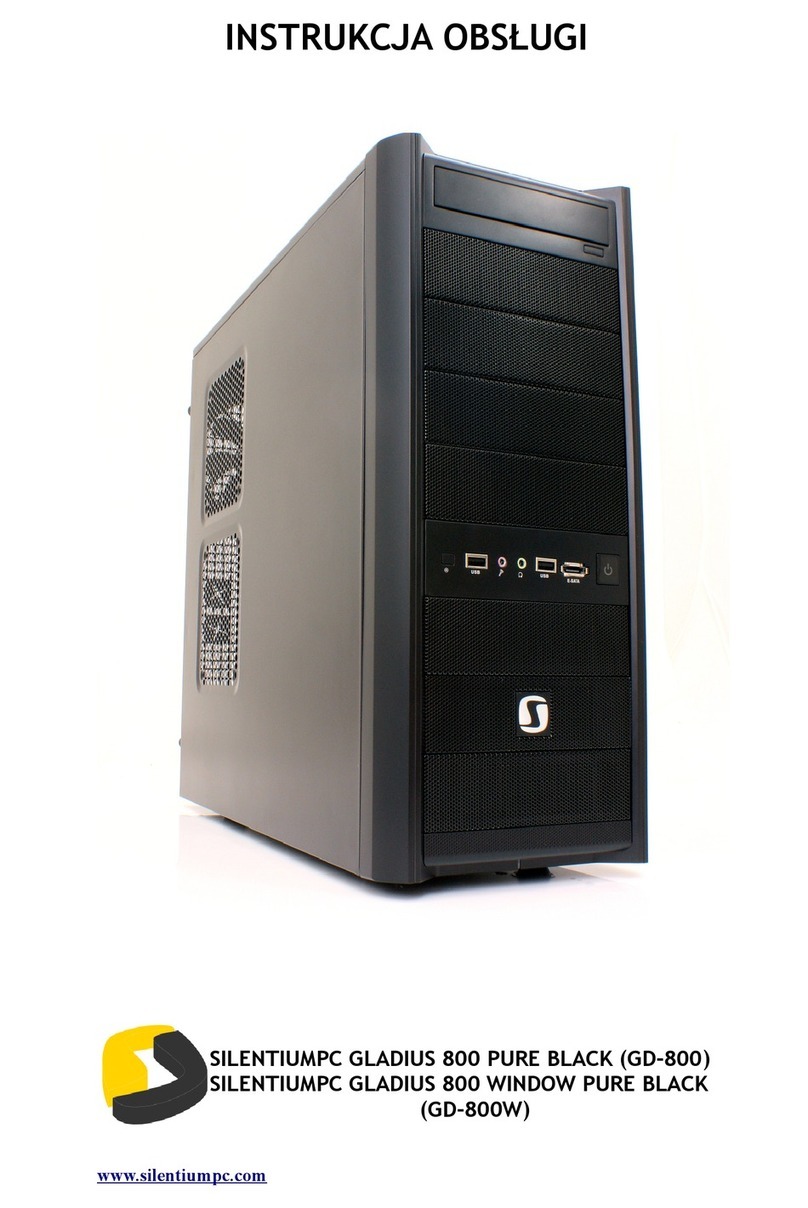 SilentiumPC GLADIUS 800 PURE BLACK manual