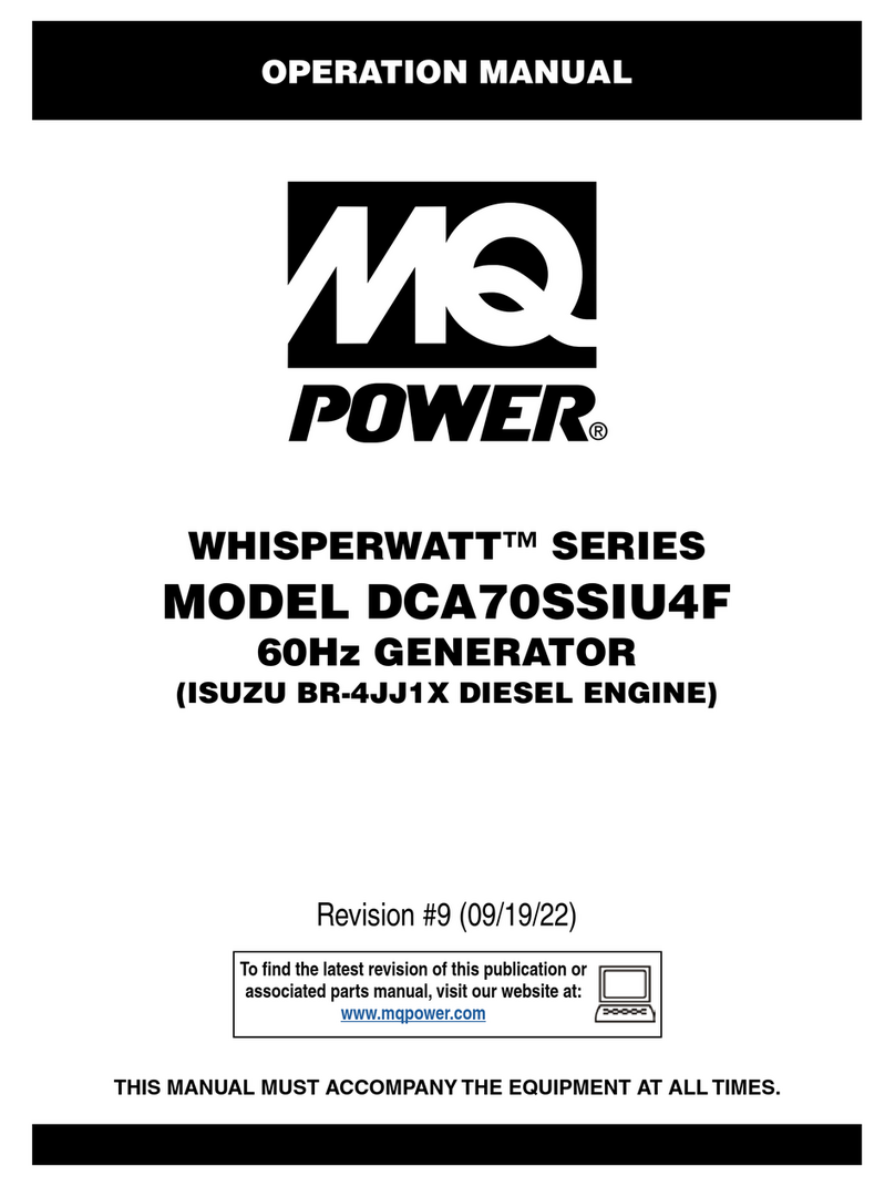 MQ Power WHISPERWATT Series User manual