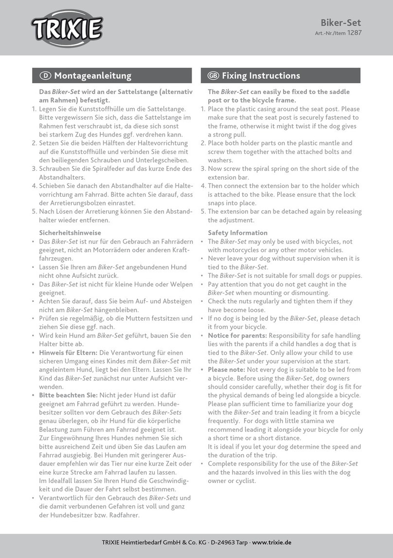 Trixie Biker-Set Fixing instructions