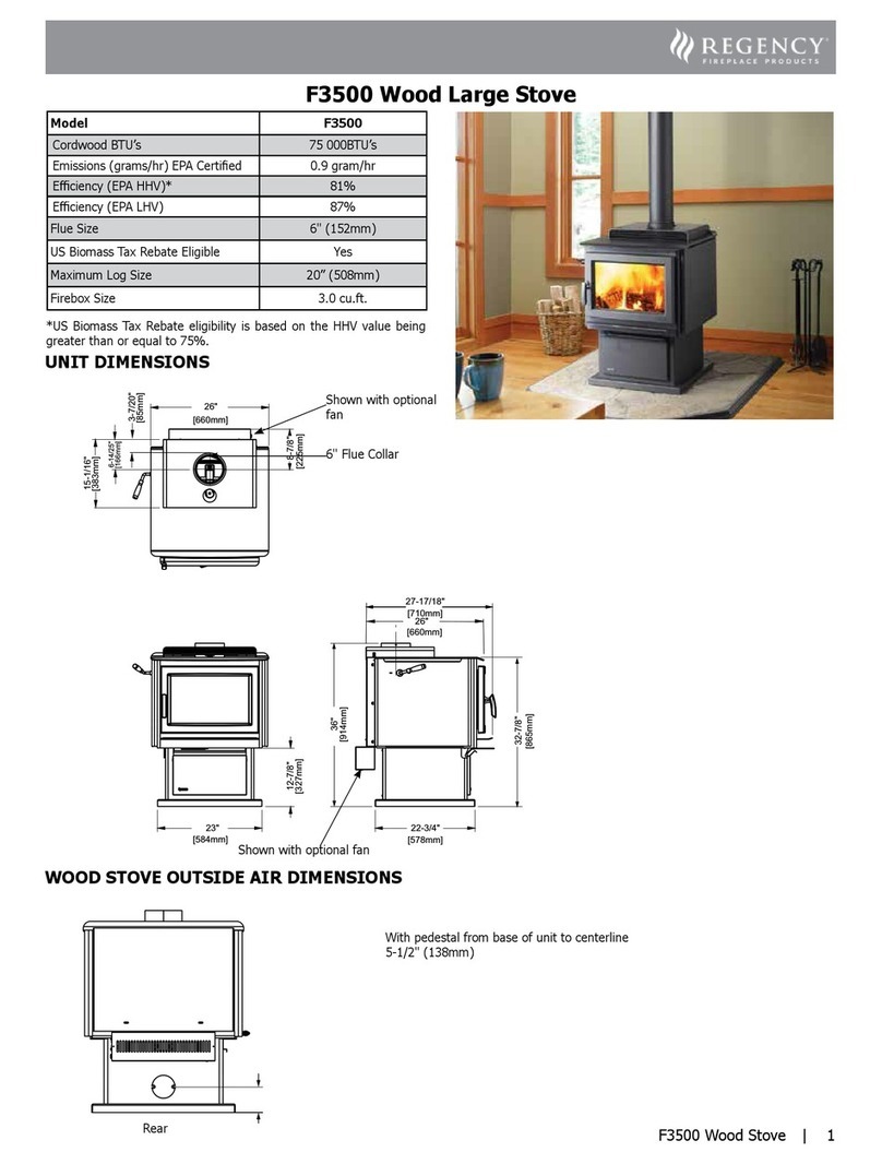 Regency F3500 instruction manual