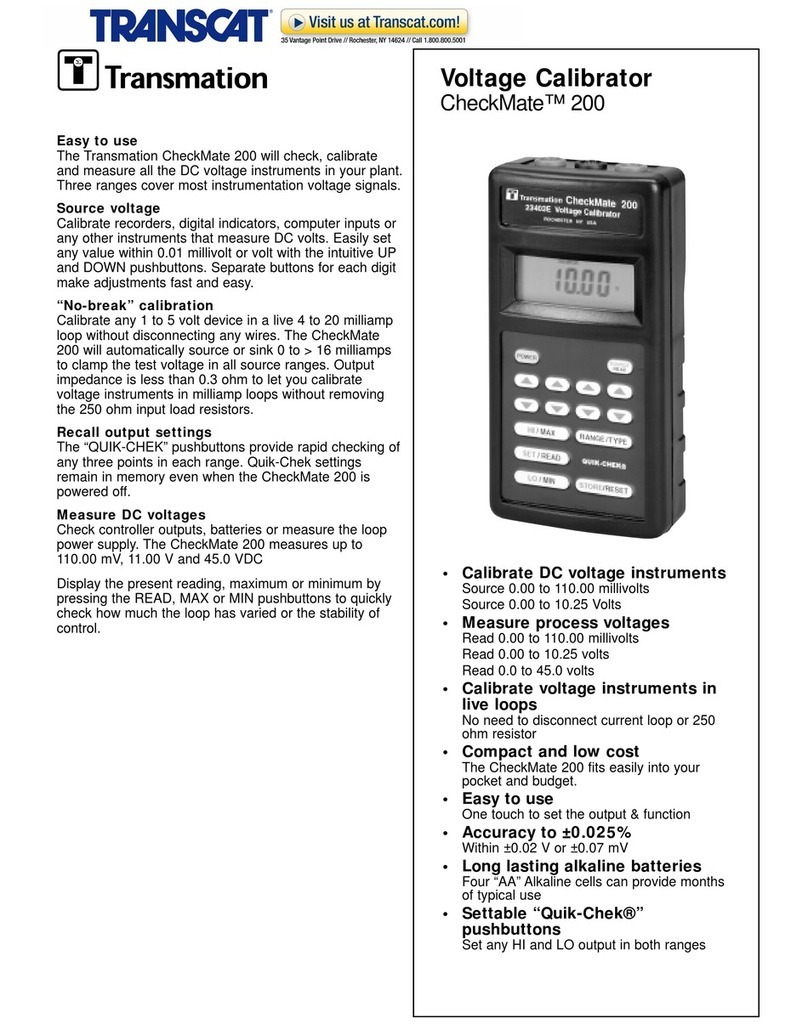 Transcat CheckMate 200 manual