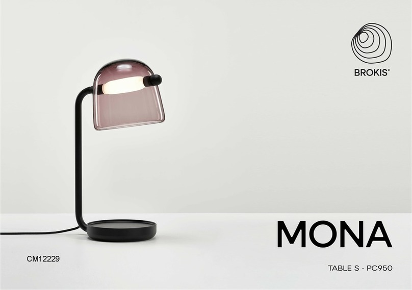 BROKIS MONA SMALL installation manual