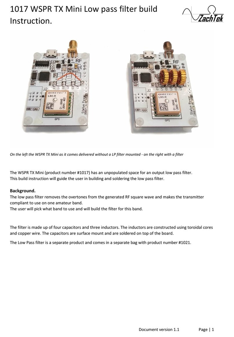 ZachTek WSPR TX Mini Build Instruction