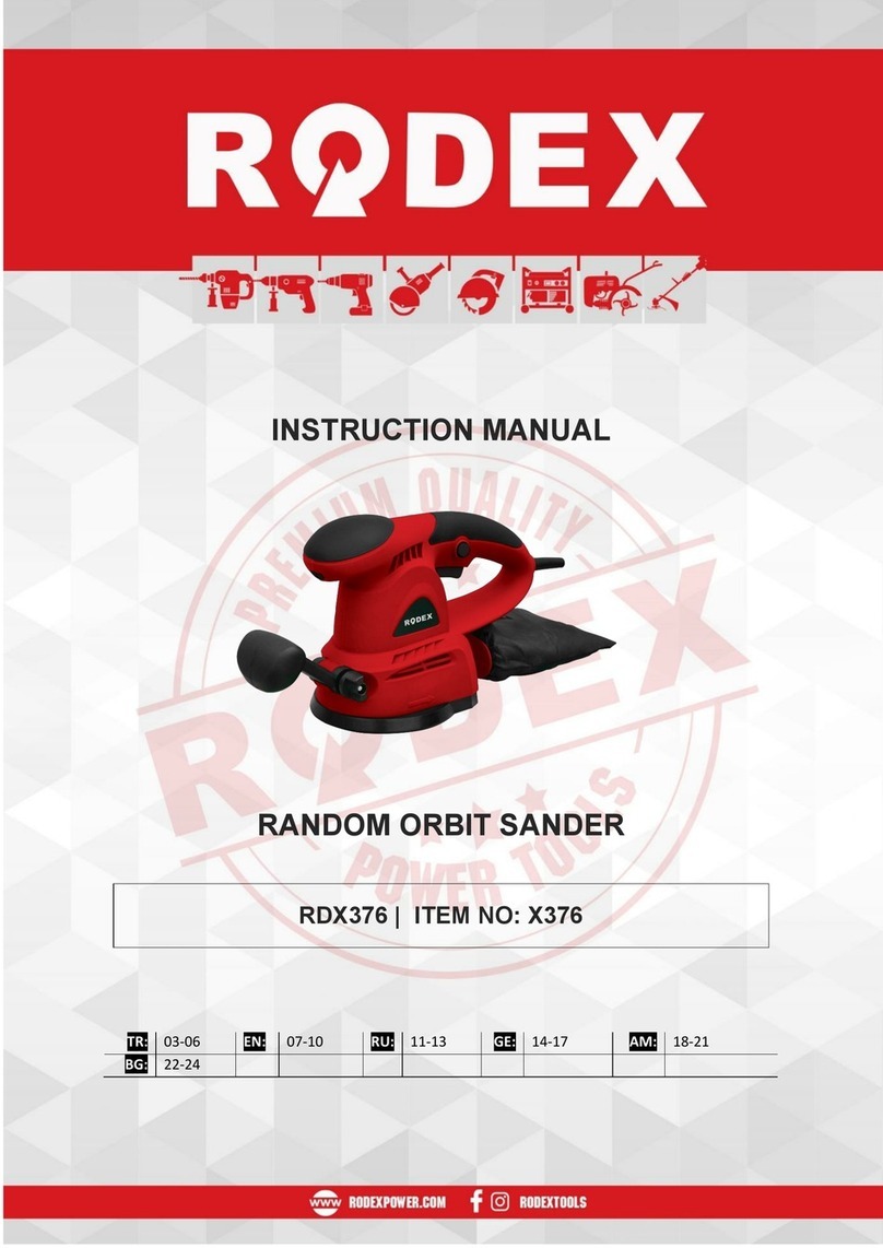RODEX RDX376 instruction manual