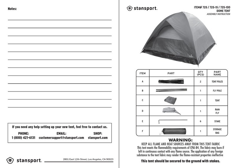 Stansport 725 Assembly instruction
