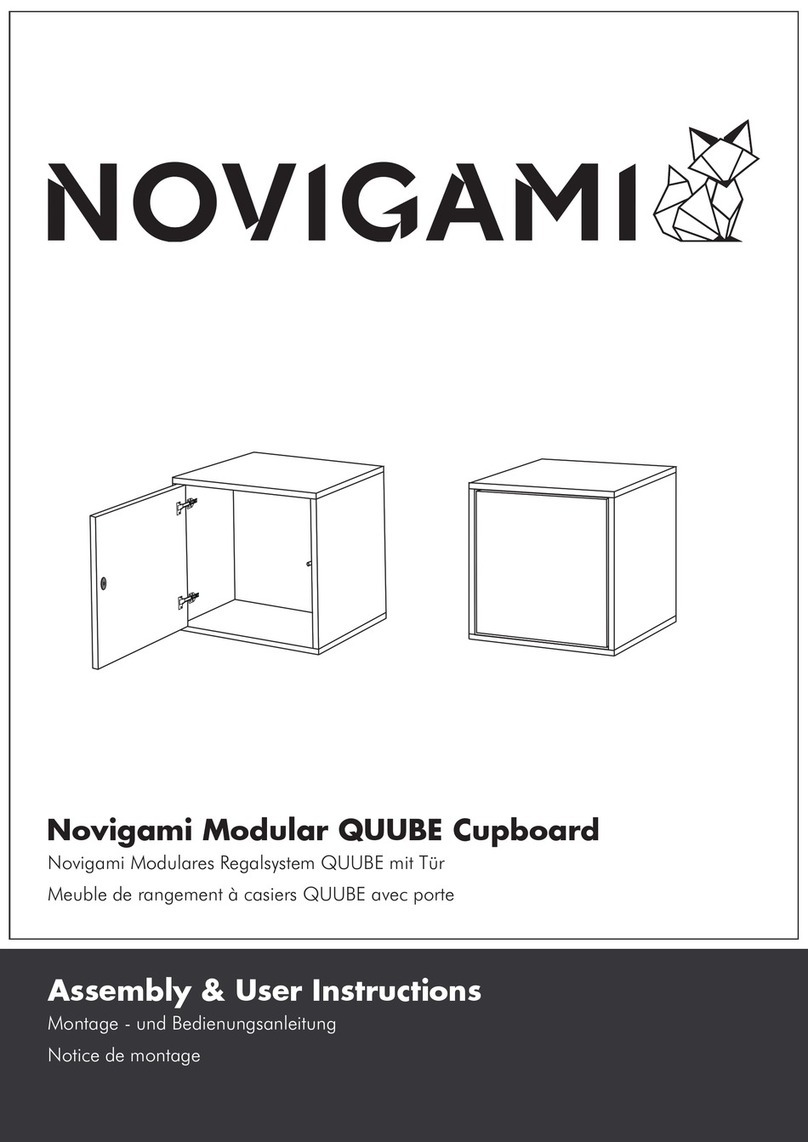NOVIGAMI QUUBE Assembly & user instructions