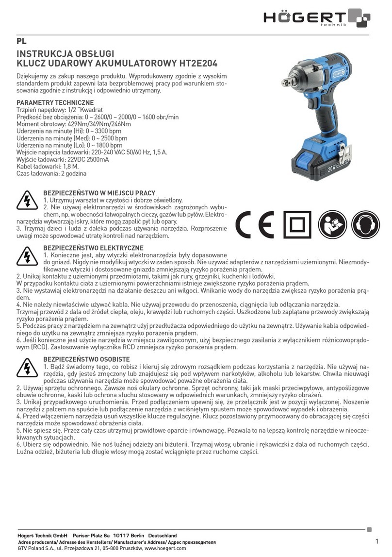 HOGERT HT2E204 instructions