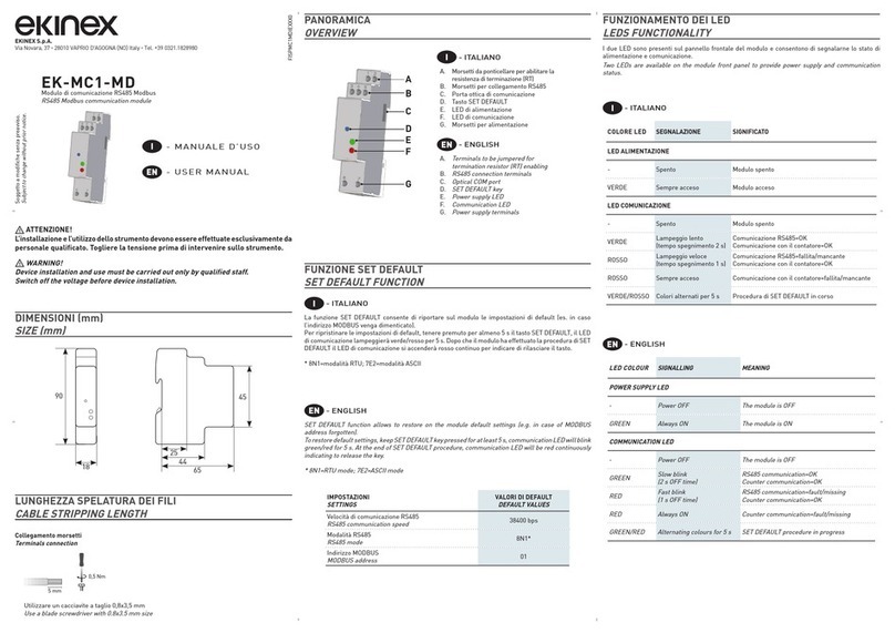 Ekinex EK-MC1-MD user manual