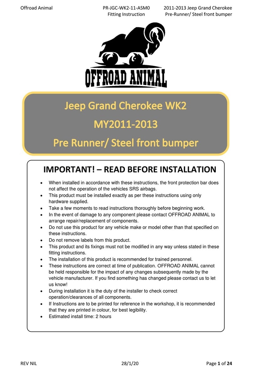 Offroad Animal PR-JGC-WK2-11-ASM0 FITTING INSTRUCTION