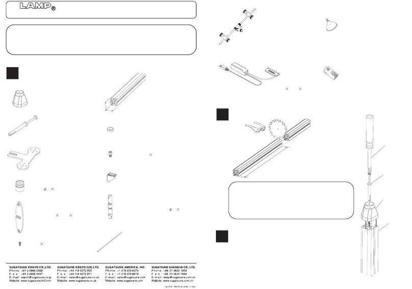 Lamp XL-US02K User manual
