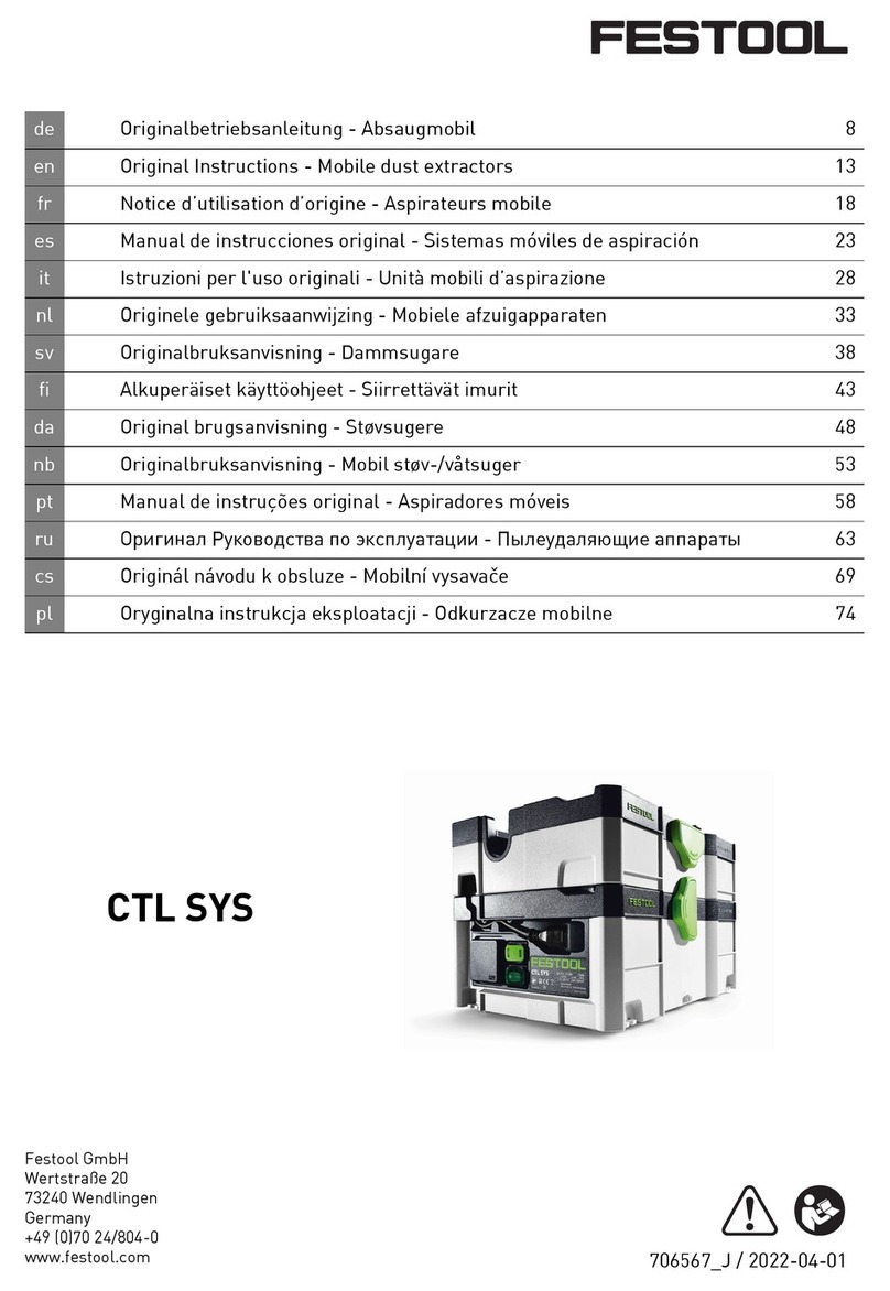 Festool CTL SYS User manual