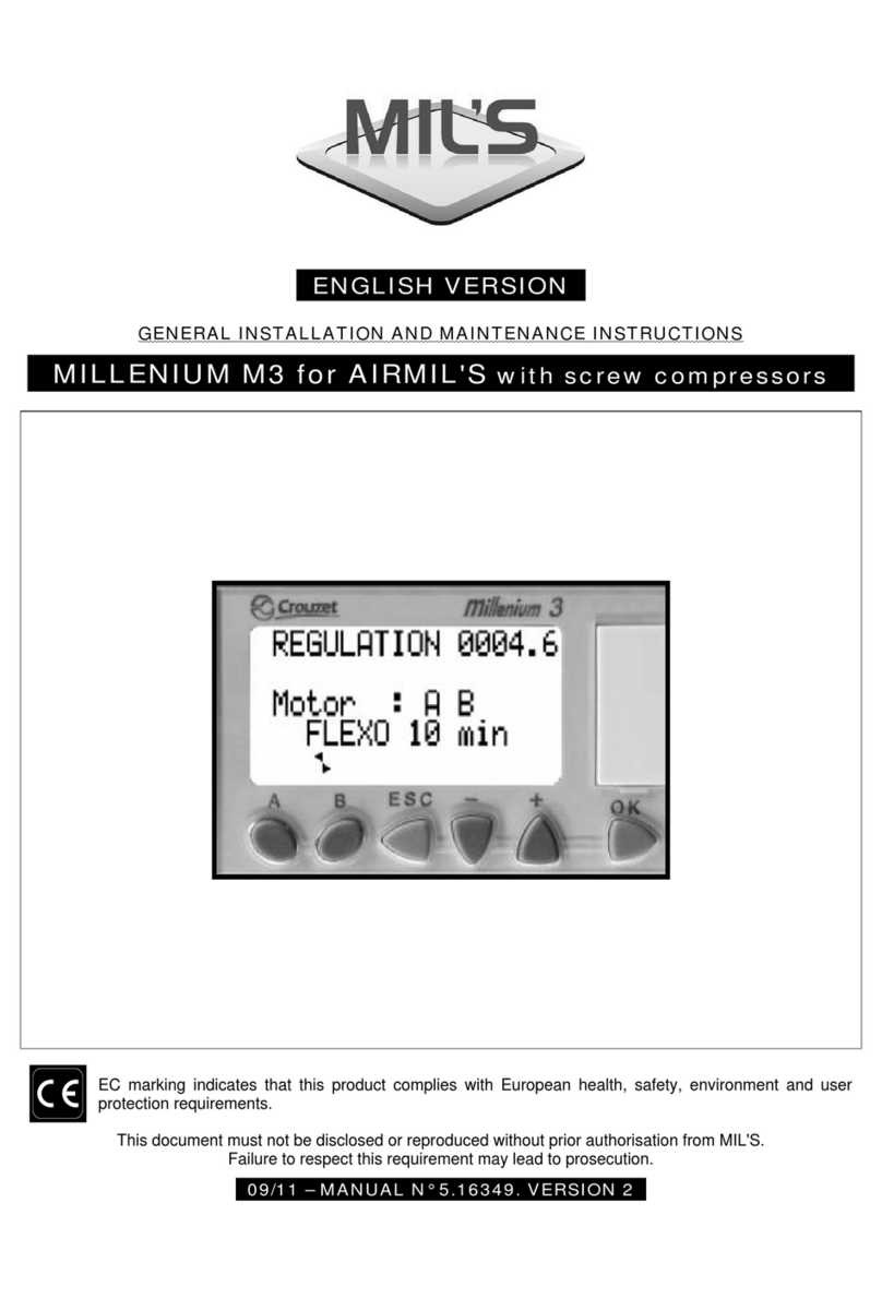 Crouzet MILS MILLENIUM M3 Instruction Manual Crouzet MILS MILLENIUM M3 Instruction Manual