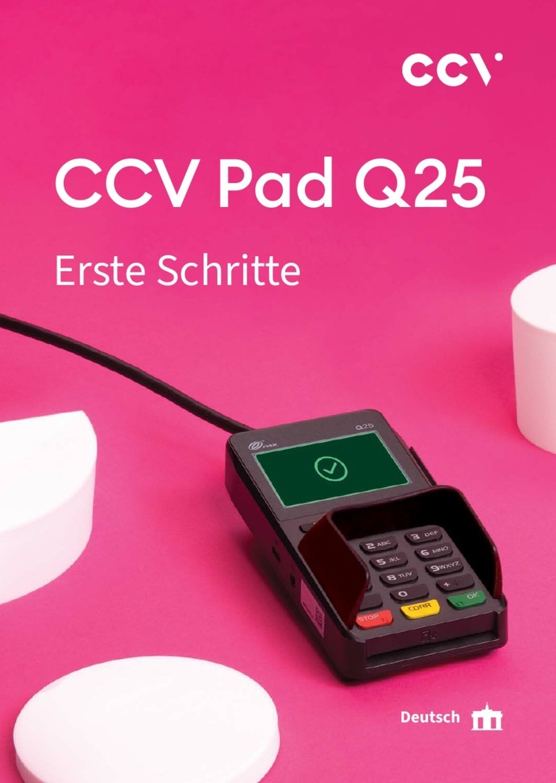 CCV PAD Q25 User manual