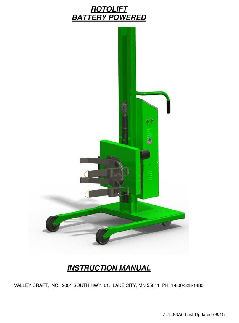 VALLEY CRAFT ROTOLIFT-78 AIR instruction manual