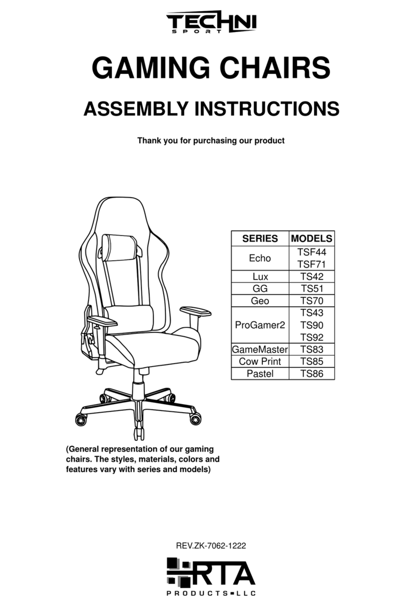 Techni Sport Echo Series Assembly instructions Techni Sport Echo Series Assembly instructions