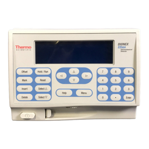 Thermo Scientific Dionex ED50A User manual Thermo Scientific Dionex ED50A User manual