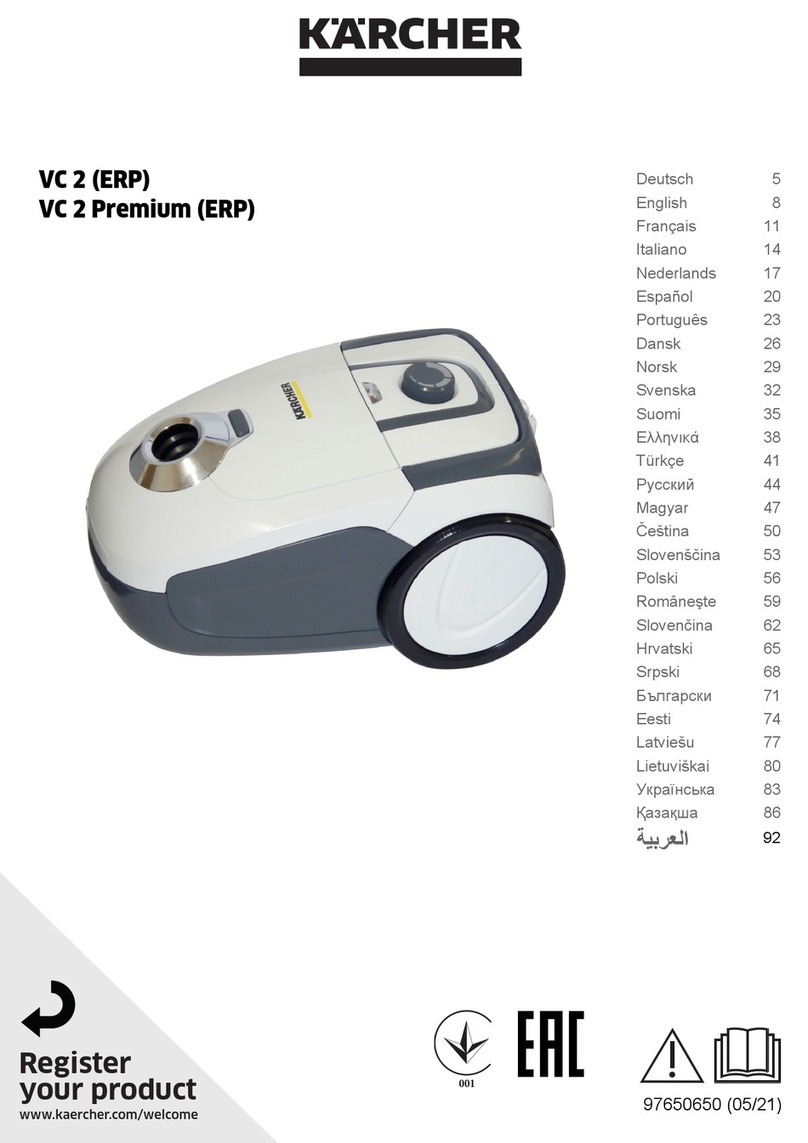 Kärcher VC 2 User manual Kärcher VC 2 User manual