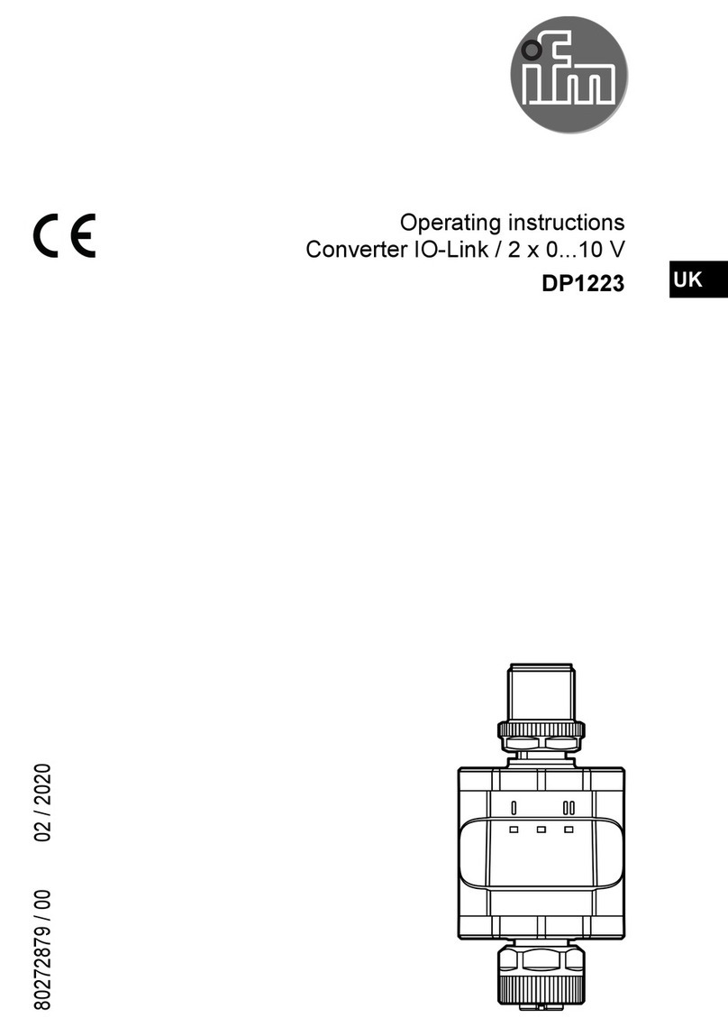 IFM DP1223 operating instructions