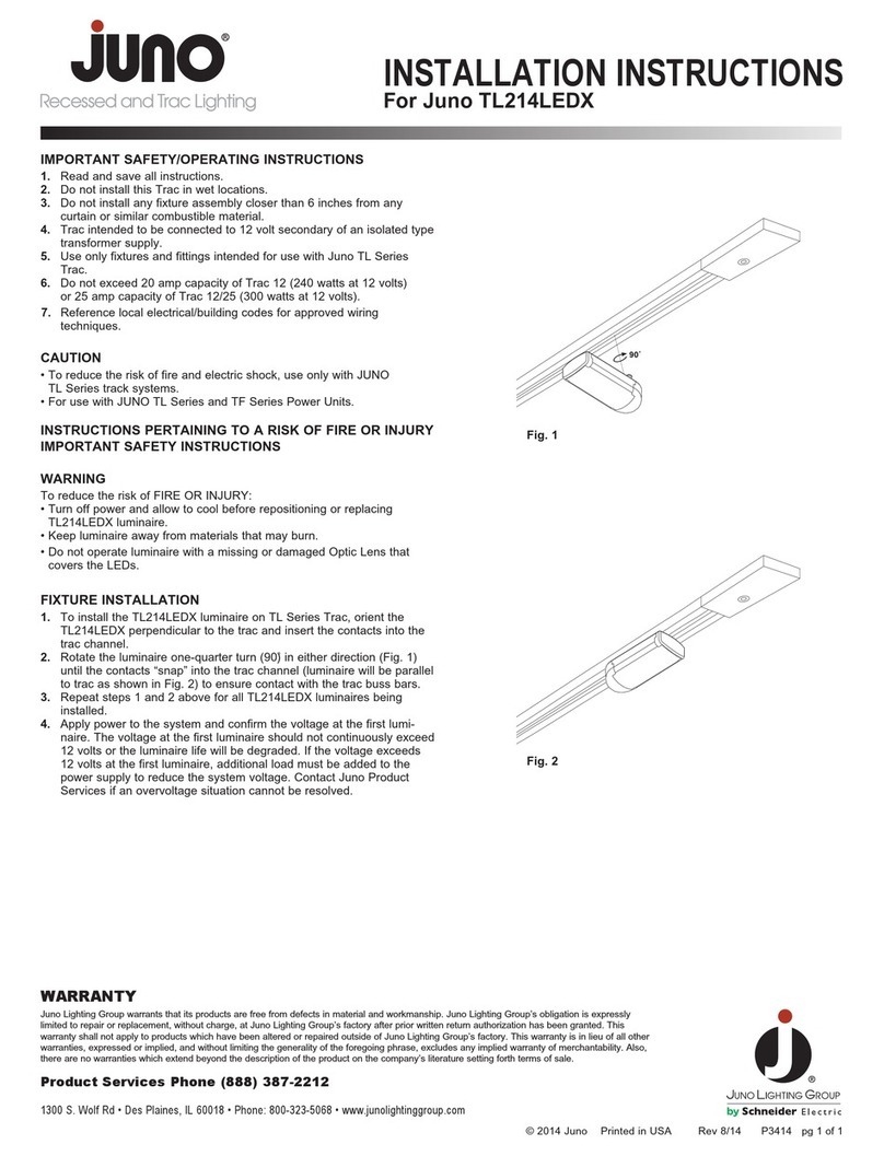 JUNO TL214LEDX User manual