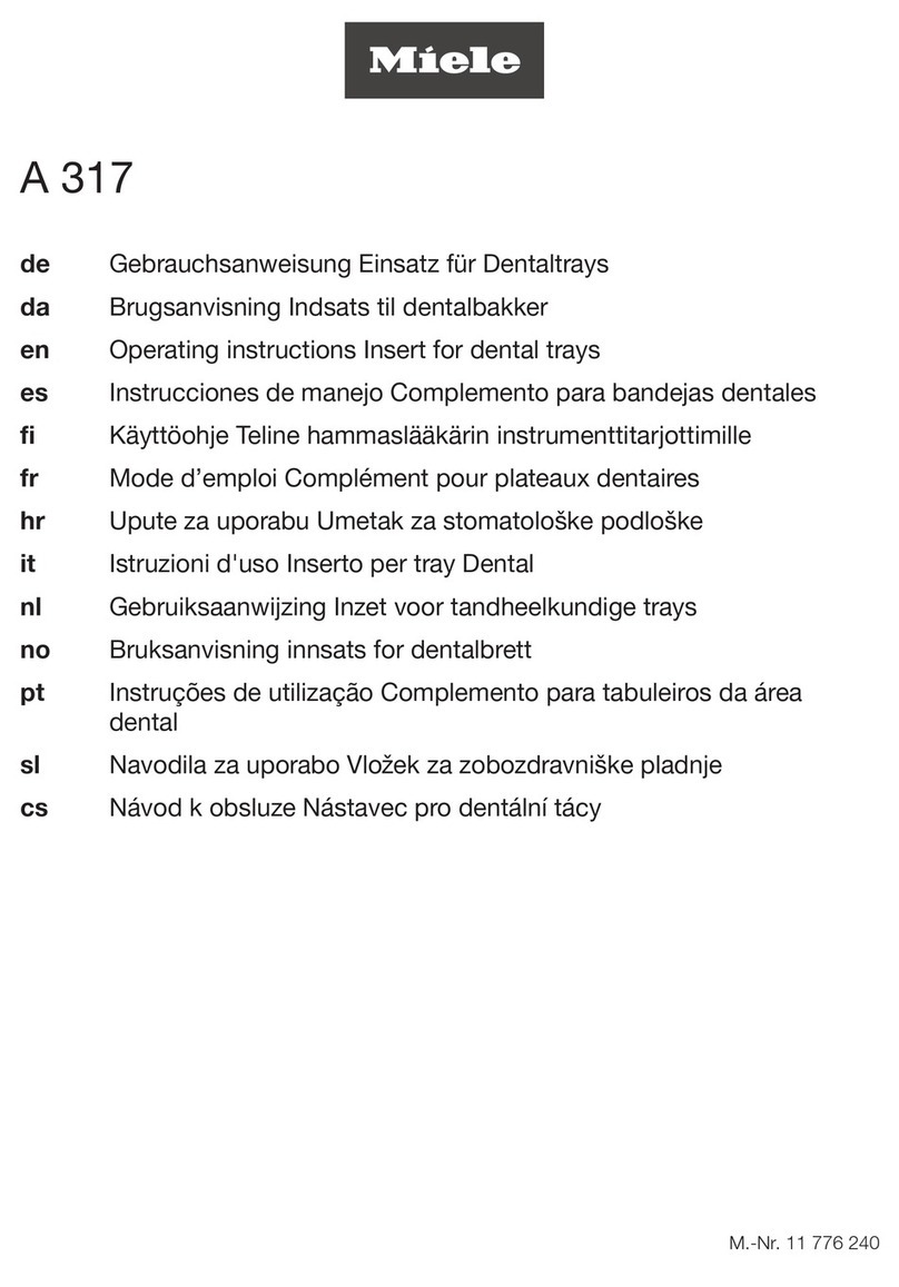 Miele A 317 User manual