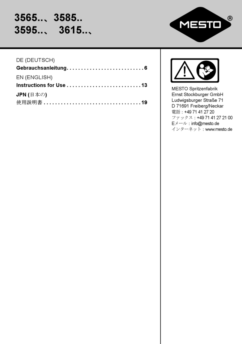 Mesto 3565 Series Instructions for use