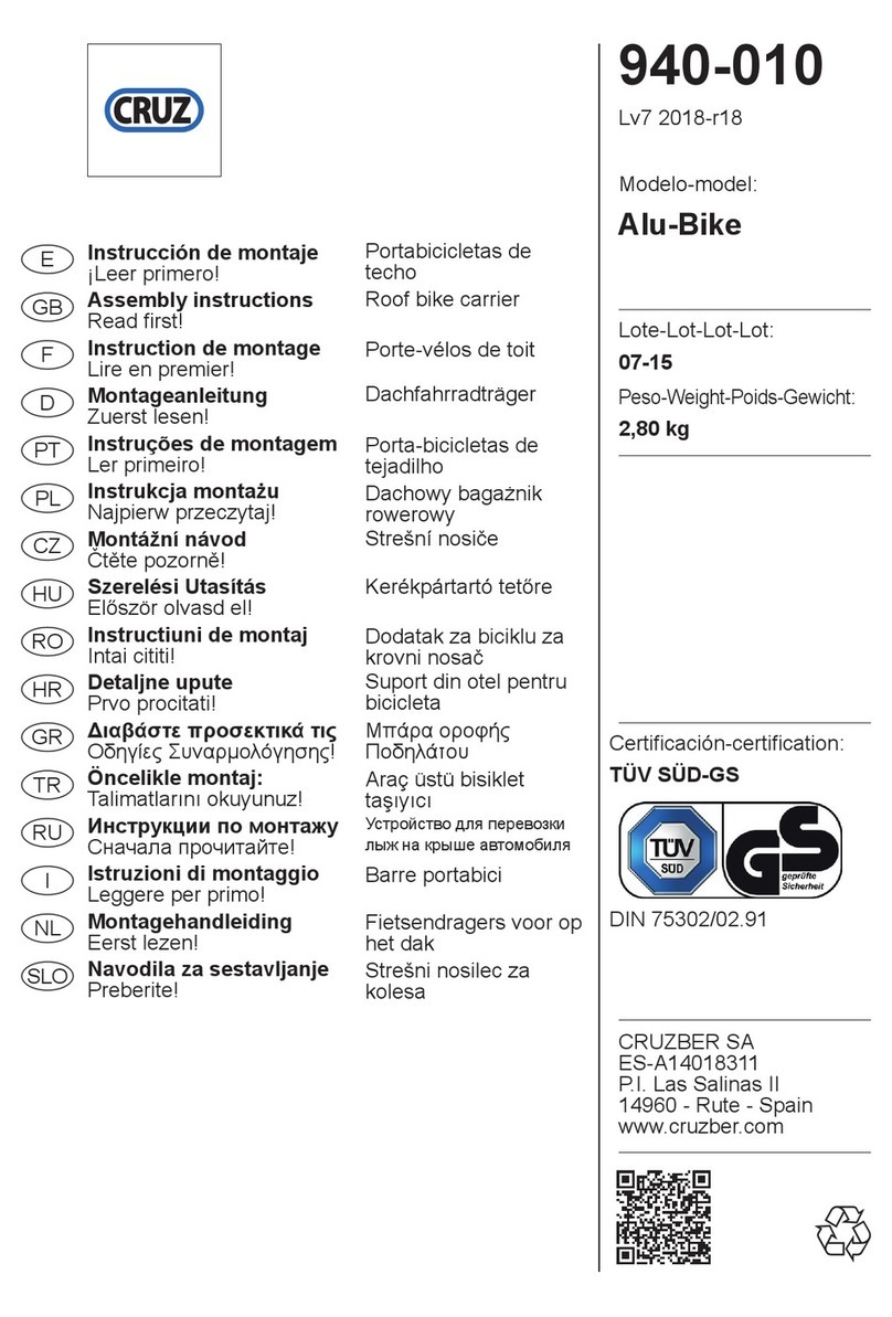 Cruz Alu-Bike Assembly instructions