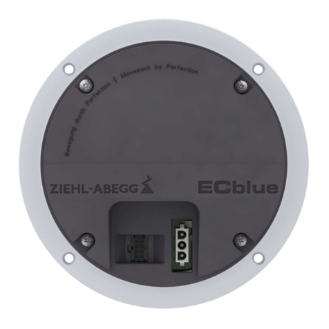 ZIEHL-ABEGG ECblue RE Series User manual