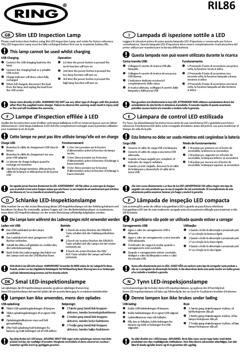 ring RIL86 User manual