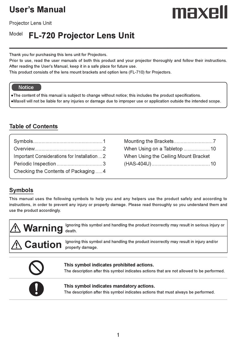 Maxell FL-720 user manual