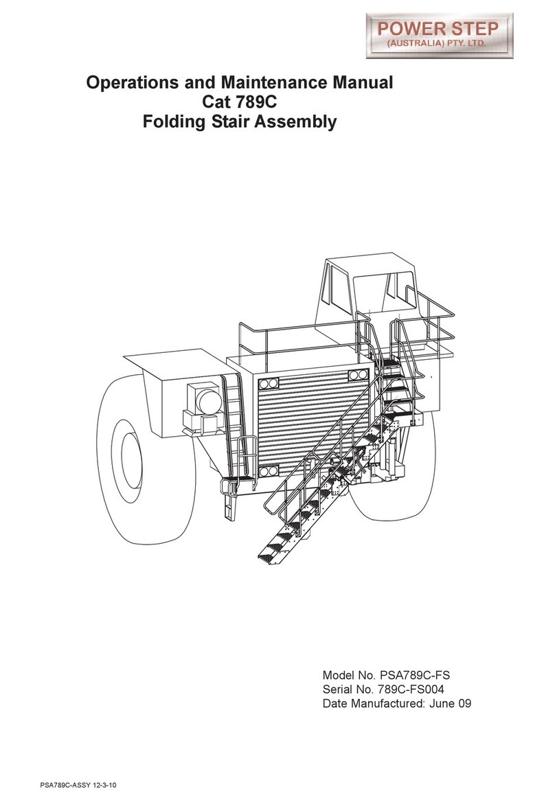 Power Step Cat 789C Operation and maintenance manual