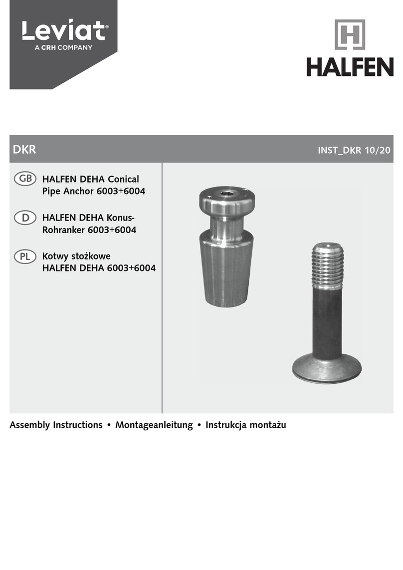CRH Leviat HALFEN DEHA 6003 User manual