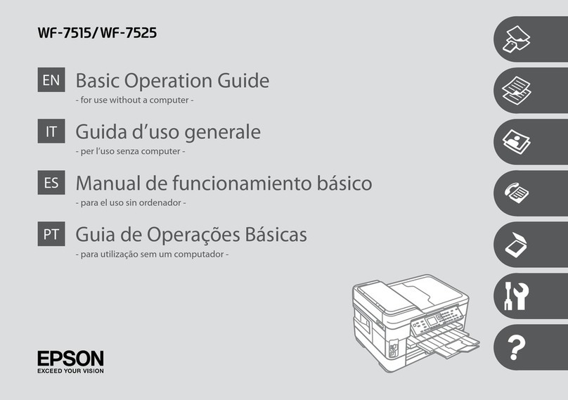 Epson WF-7515 Assembly instructions