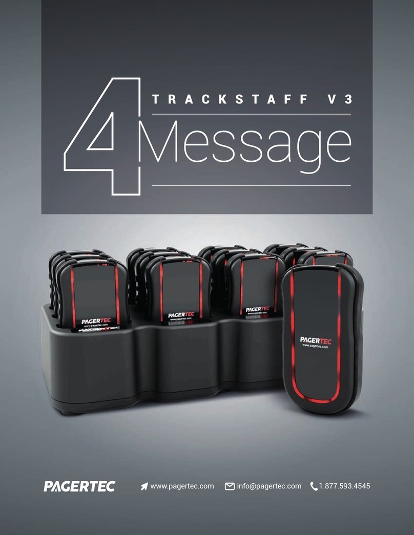 pagertec TRACKSTAFF V3 User manual