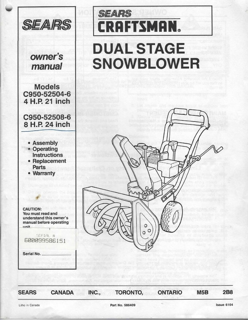 Sears CRAFTSMAN C950-52504-6 owner's manual
