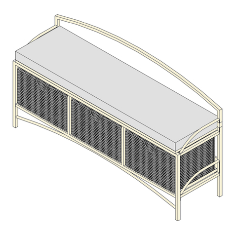 SEI Javu Storage Bench BC487100TX User manual SEI Javu Storage Bench BC487100TX User manual