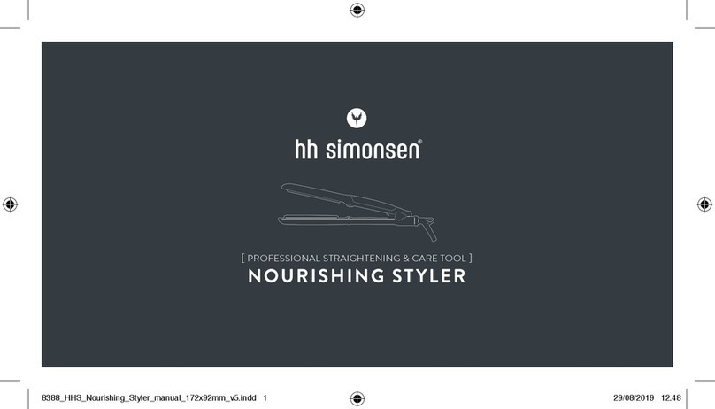 HH Simonsen NOURISHING STYLER User manual