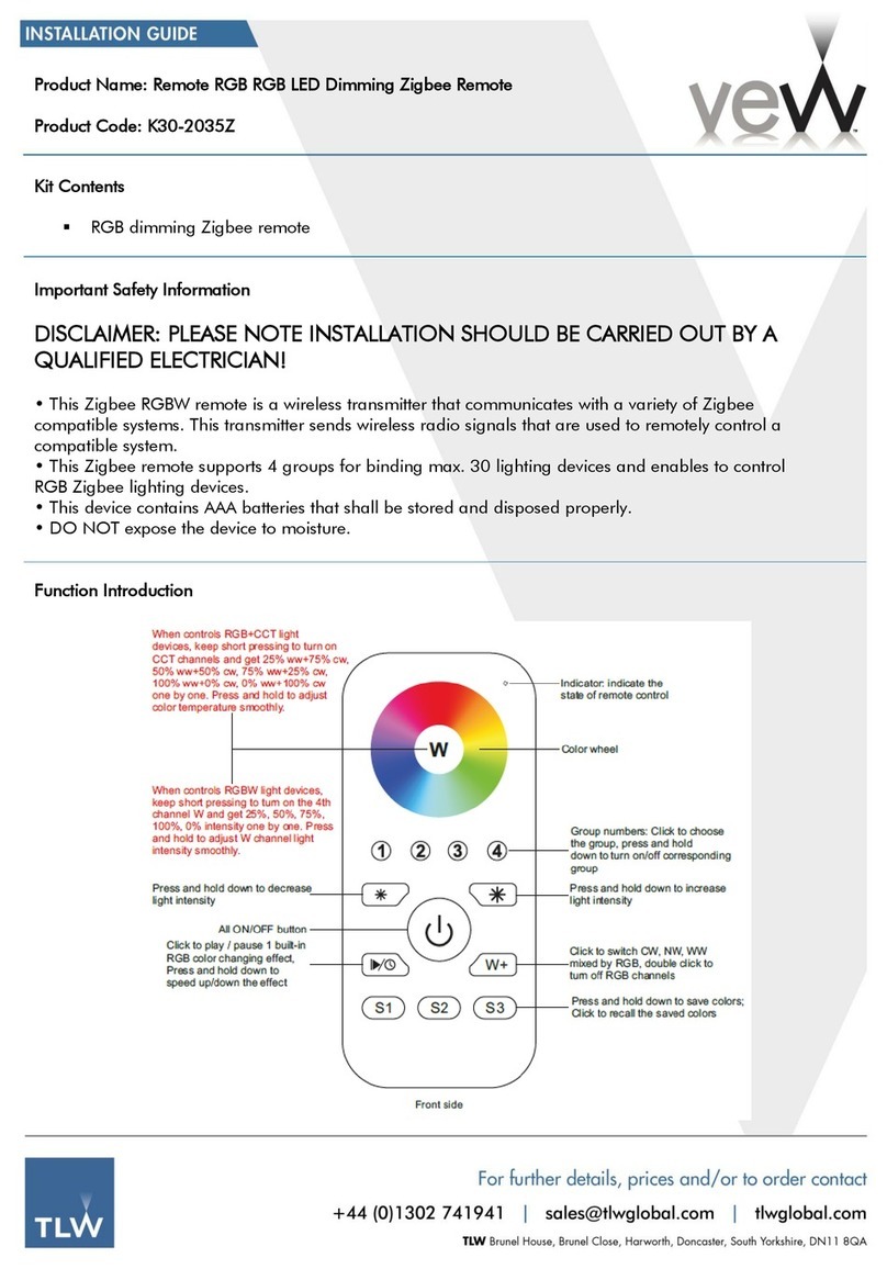 TLW VEW K30-2035Z installation guide