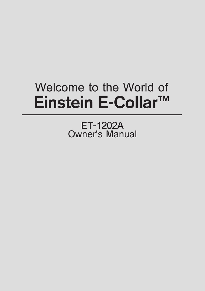 E-Collar Technologies Einstein ET-1202A User manual