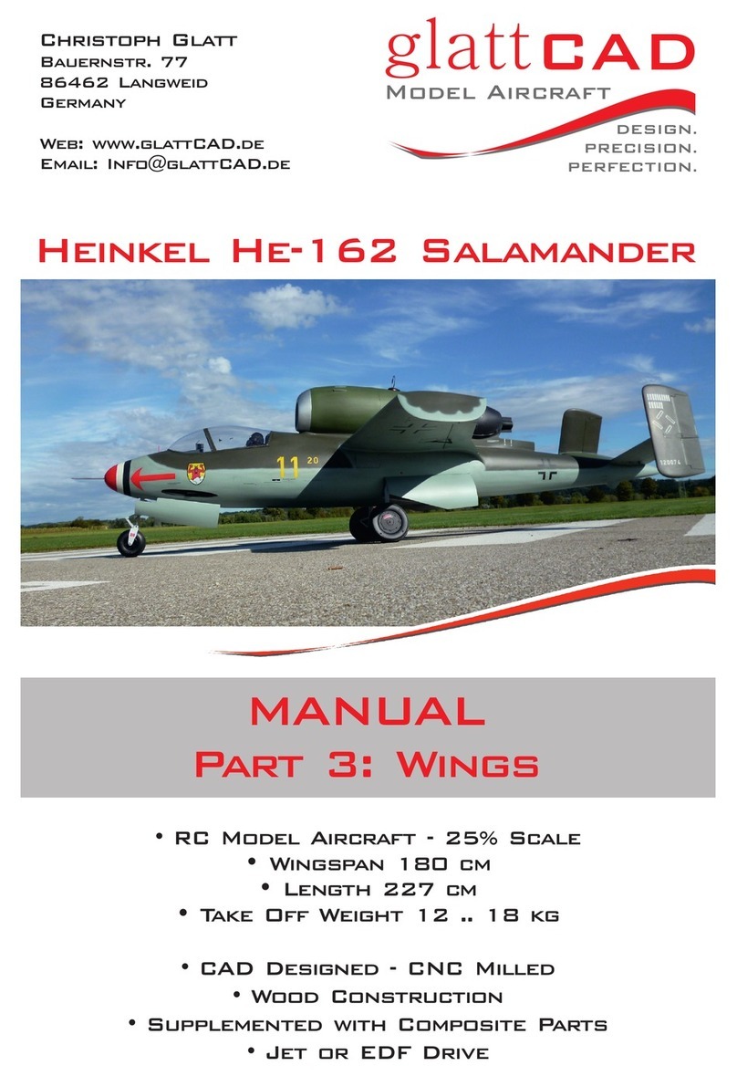 glattCAD HEINKEL HE-162 SALAMANDER manual