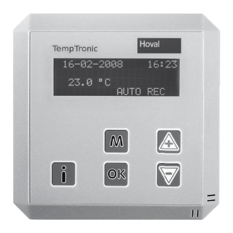Hoval TempTronic RC operating manual