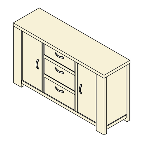 Dunelm York Large Sideboard 30150574 User manual