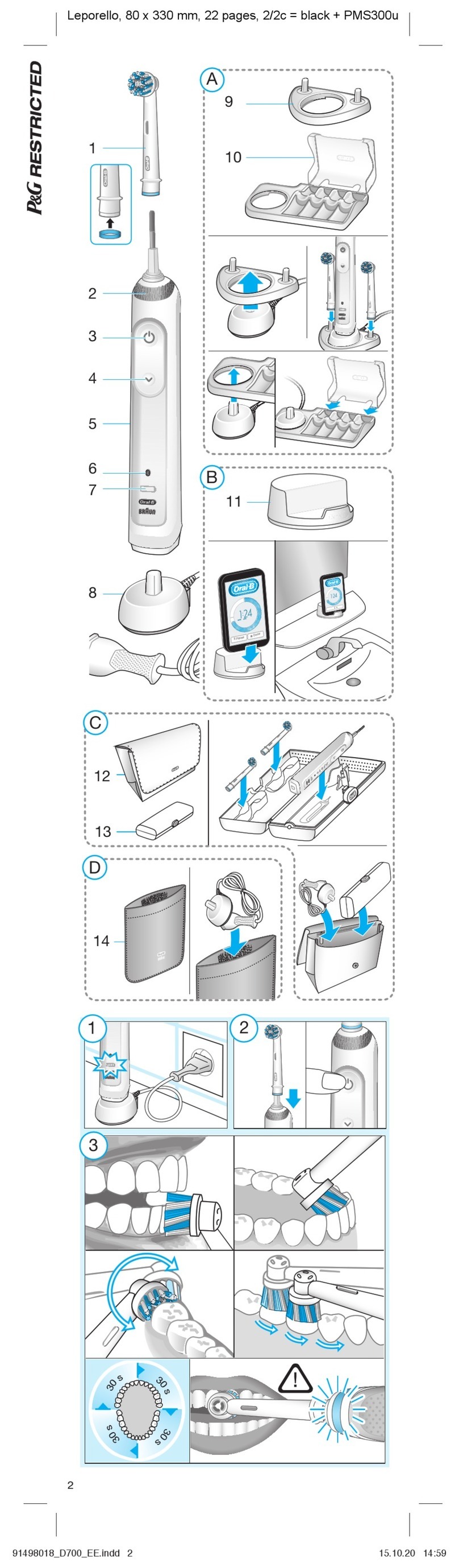 Braun Oral-B D700 manual