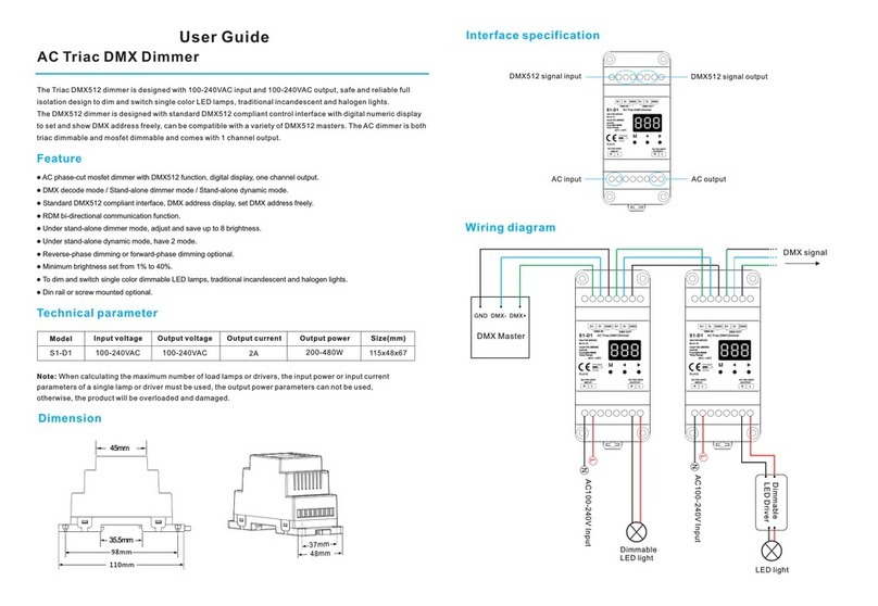 Prostage S1-D1 User manual