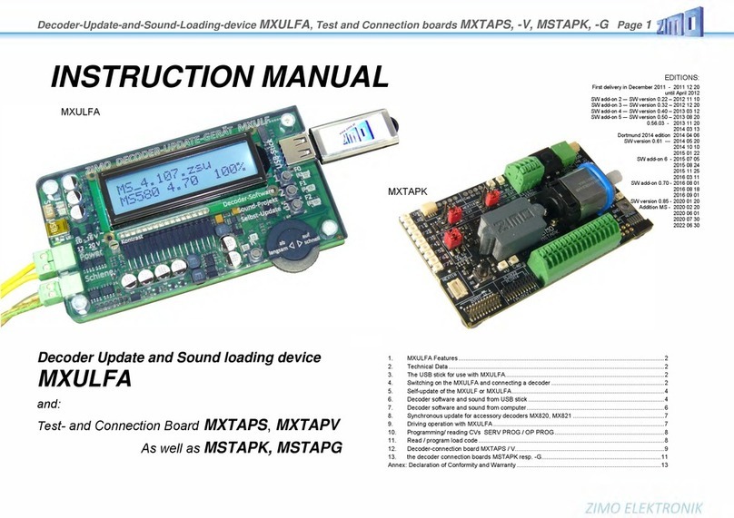 ZIMO MXULFA instruction manual