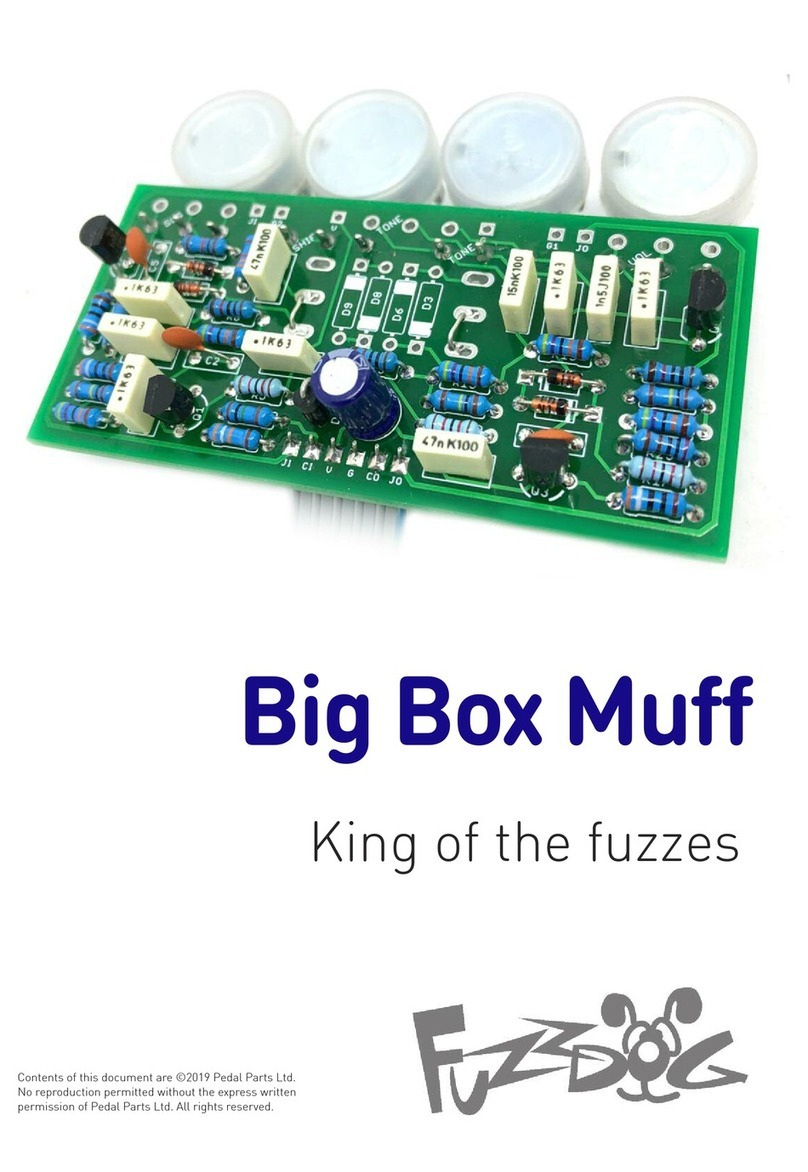 FuzzDog Big Box Muff User manual