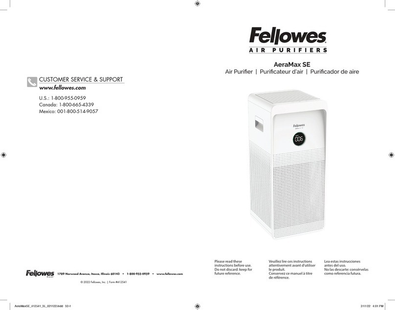 Fellowes AeraMax SE User manual
