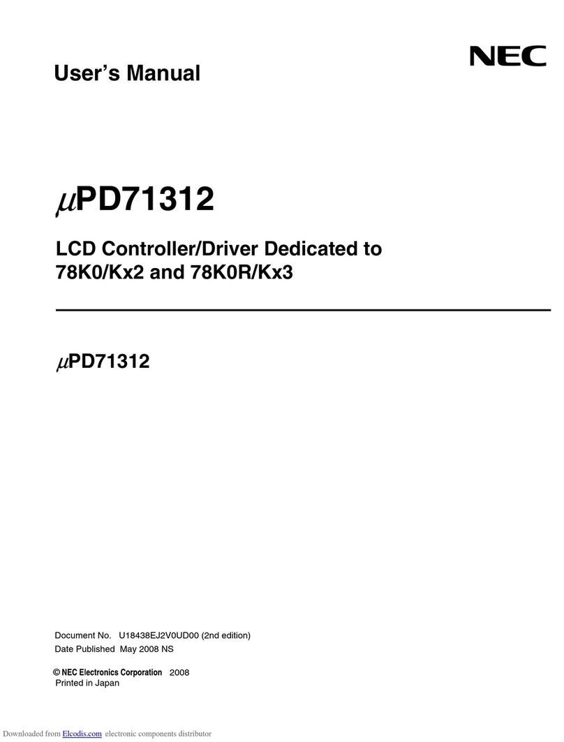 NEC Renesas mPD71312 User manual