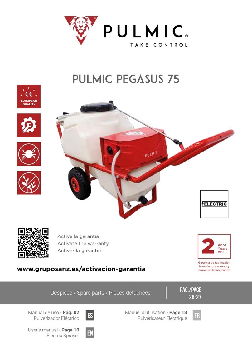 Pulmic PEGASUS 75 user manual