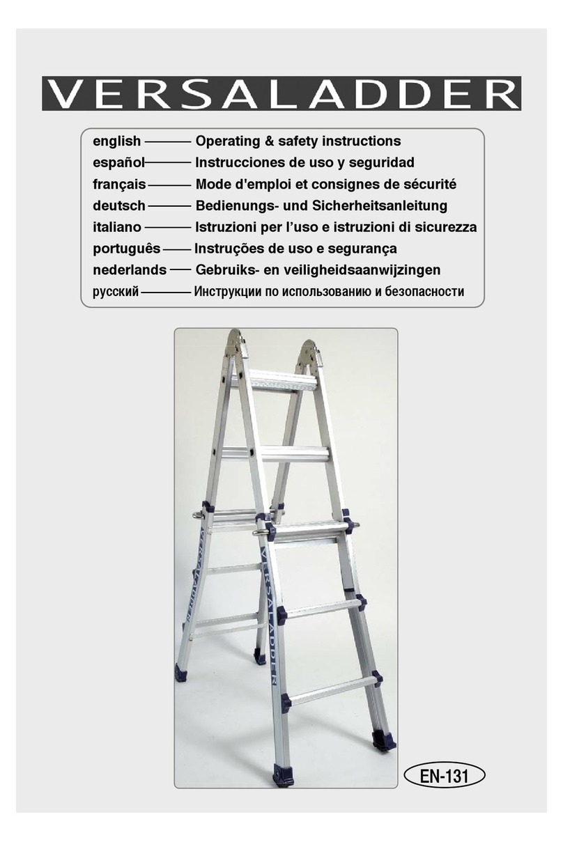 Versaladder EN-131 Operating/safety instructions